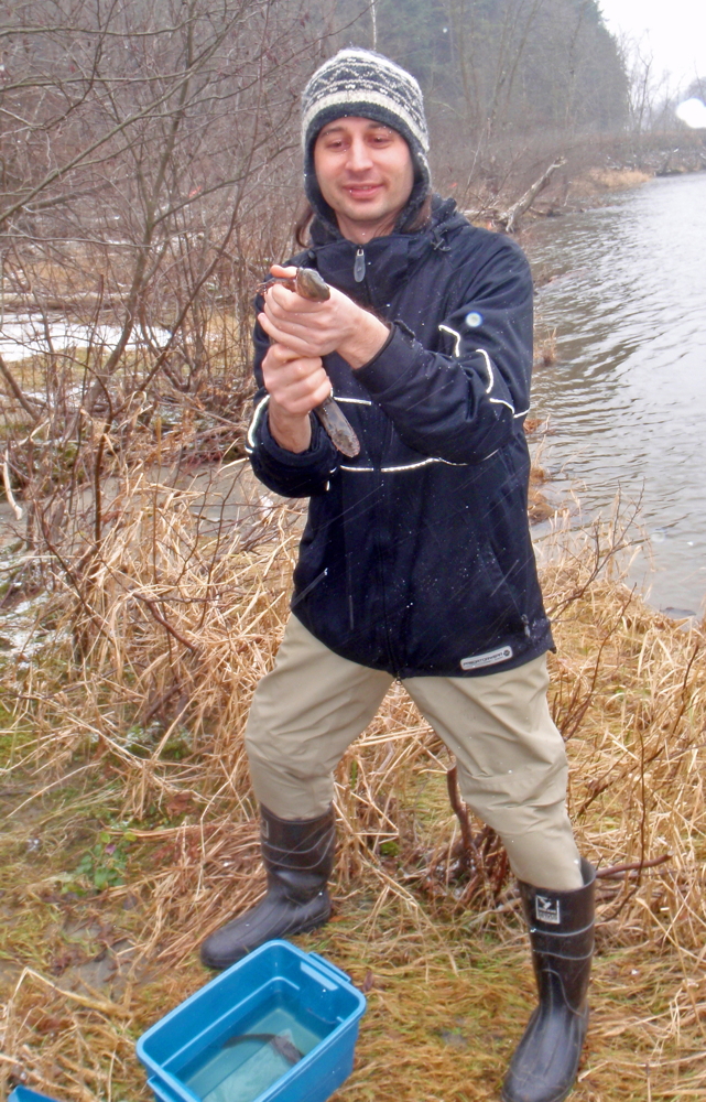 Langlois with Mudpuppy Briggs